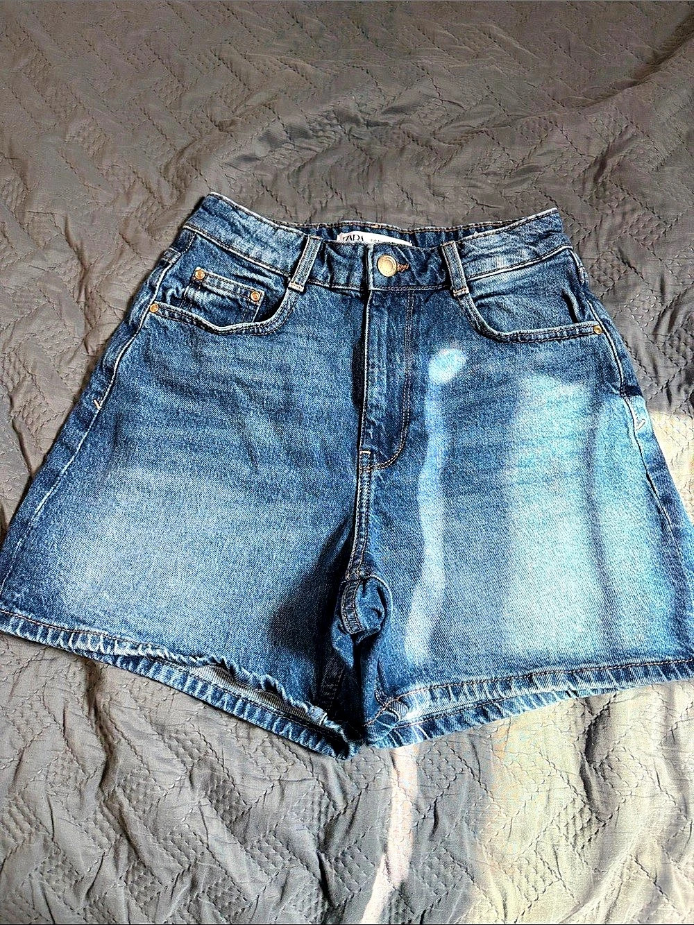 Zara Jean Shorts in Blue EU 34